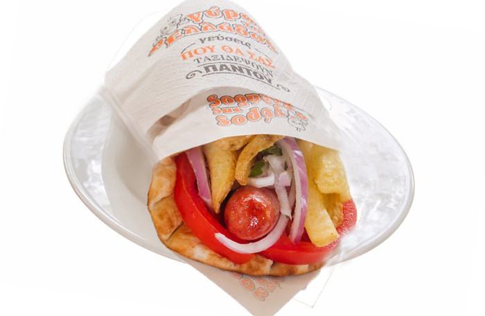 Σάντουιτς Λουκάνικο Βαυαρίας