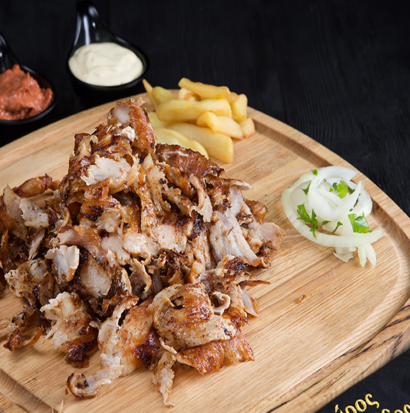 Γύρος Χοιρινός μισή μερίδα